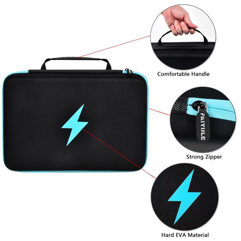 PAIYULE Battery Organizer Storage Case Box with Tester Checker, 220+ Batteries Holder Bag fits for AA AAA AAAA 9V C D Lithium 3V LR44 1.5V CR1632 CR2032 Home Garage Container - Image 2